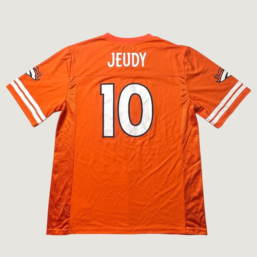 Denver Broncos Jersey Mens Large Jerry Jeudy Orange NFL Football Team Apparel